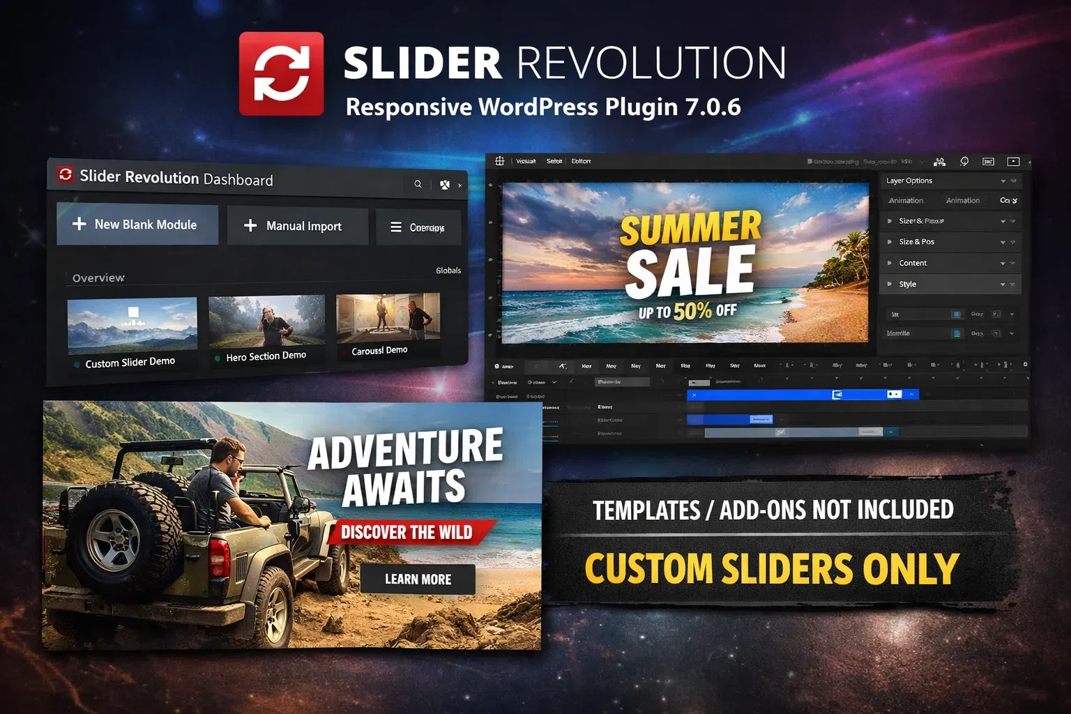 Slider Revolution 7.0.6 Responsive WordPress Plugin