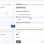 Multi-page WordPress form using conditional logic with WPForms Pro.