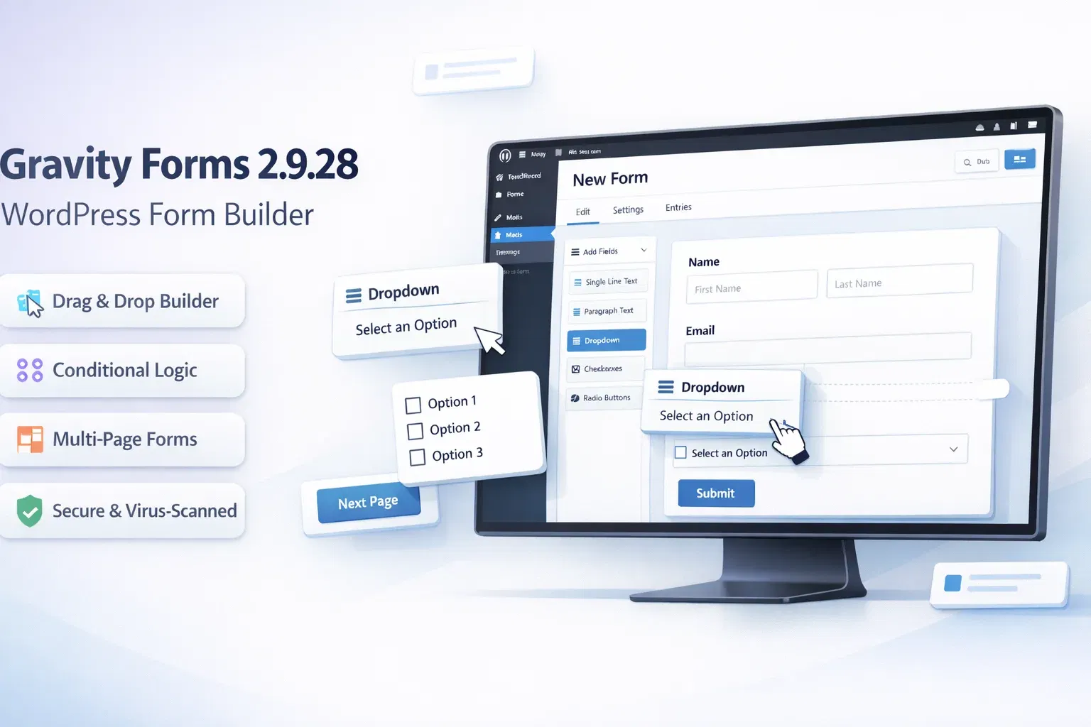 Gravity Forms WordPress Plugin 2.9.28.1 — Latest GPL Version, 100% Virus-Scanned (2026)