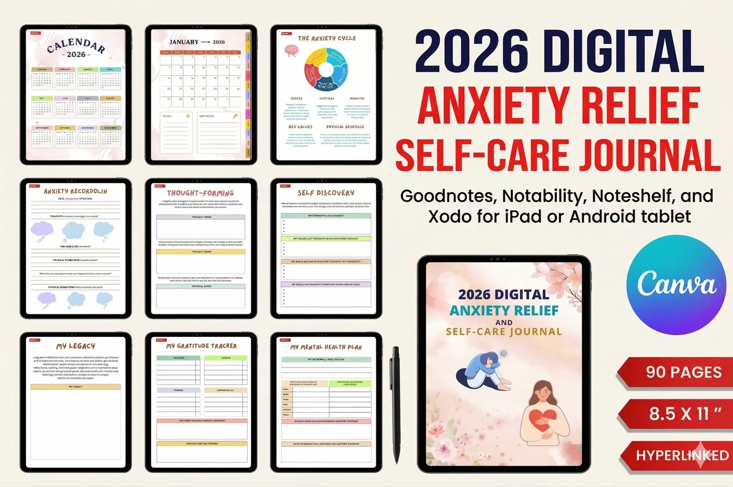 2026 All-in-One Digital Planner Bundle